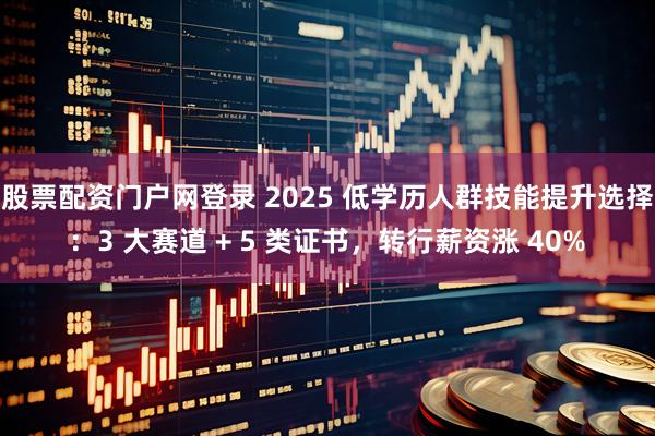 股票配资门户网登录 2025 低学历人群技能提升选择：3 大赛道 + 5 类证书，转行薪资涨 40%